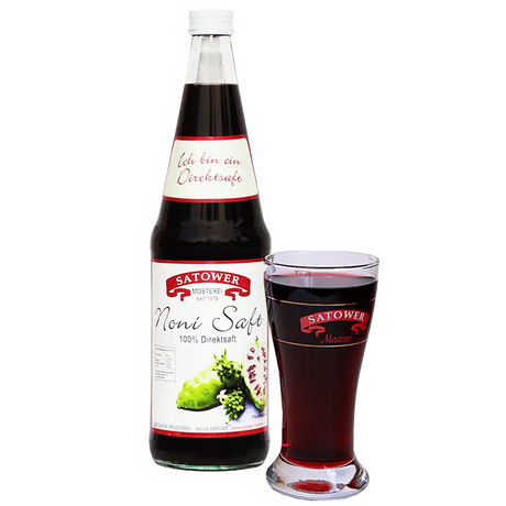 Satower Mosterei 6 x 0,7l Noni Saft / Maulbeerensaft (purer Direktsaft) – Vorratspack