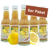 6er Paket Satower Zitronensaft – Bio-Direktsaft aus Zitronen in Glasflaschen