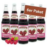 6er Paket Satower Himbeersaft – 100 % Direktsaft in Mehrwegflaschen