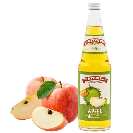 Satower Mosterei Apfelsaft klar – 100% Direktsaft 0,7l