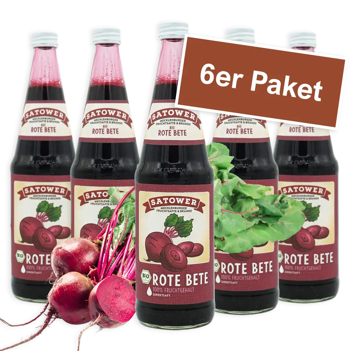 Satower Mosterei Satower BIO Rote Bete Saft – 100% Direktsaft 0,7l