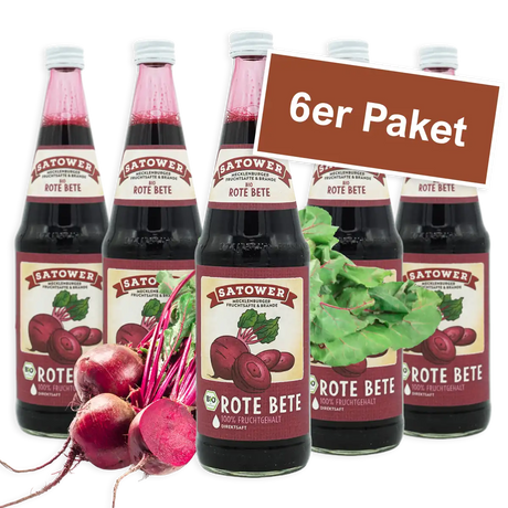 Satower Mosterei Satower BIO Rote Bete Saft – 100% Direktsaft 0,7l