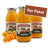 Satower Mosterei 6 x 250ml Satower Sanddornsaft (Direktsaft)