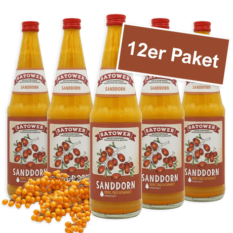 Satower Mosterei Satower Sanddornsaft – 100% Direktsaft 0,7l