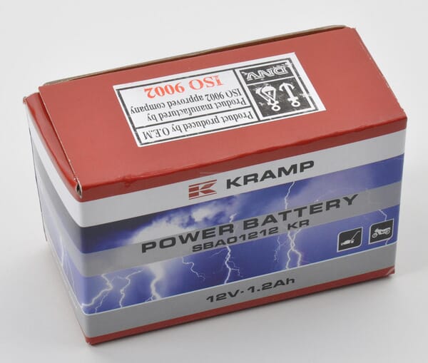Kramp, Starterbatterie, 12V, 1.2Ah, 97 x 48 x 53mm