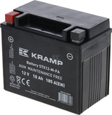 Kramp, Starterbatterie, 12V, 10Ah, 185A, 151 x 87 x 131mm