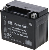 Kramp, Starterbatterie, 12V, 10Ah, 185A, 151 x 87 x 131mm