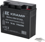 Kramp, Starterbatterie, 12V, 18Ah, 170A, 181 x 77 x 167mm