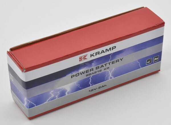 Kramp, Starterbatterie, 12V, 2Ah, 178 x 34 x 64mm