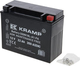 Kramp, Starterbatterie, 12V, 22Ah, 350A, 205 x 89 x 164mm