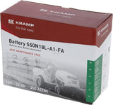 Kramp, Starterbatterie, 12V, 22Ah, 350A, 205 x 89 x 164mm