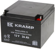 Kramp, Starterbatterie, 12V, 26Ah, 166 x 175 x 125mm