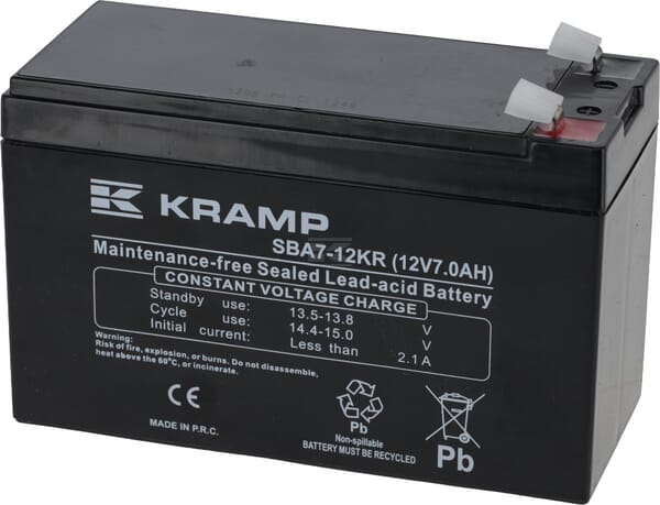 Kramp, Starterbatterie, 12V, 7Ah, 151 x 65 x 100mm