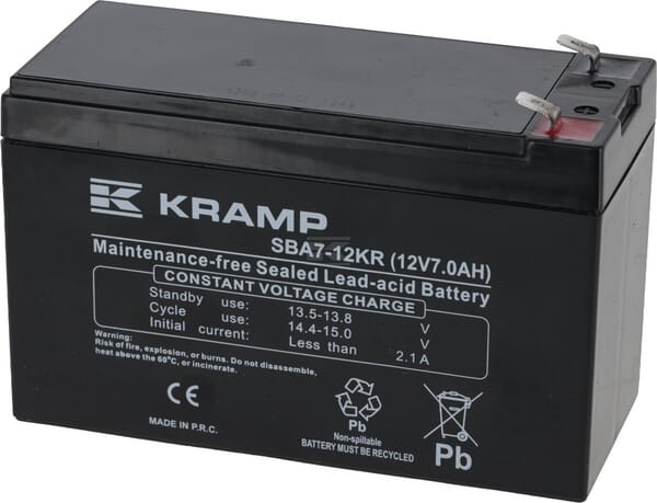 Kramp, Starterbatterie, 12V, 7Ah, 151 x 65 x 100mm