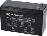 Kramp, Starterbatterie, 12V, 7Ah, 151 x 65 x 100mm