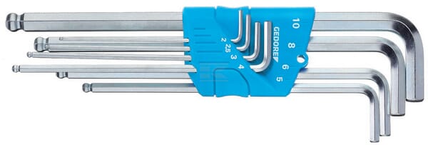 Sechskantschlüsselsatz 2-10 mm 8-teilig