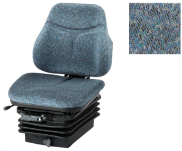 Stoffsitz, blau, mechanisch gefedert, SC76 M200 Cobo