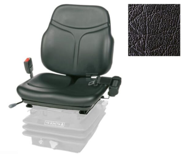 PVC-Sitz, schwarz, ohne Federung, SC74 Cobo