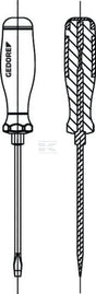 Schraubendreher, klingenbreite 3.5mm, klingenstärke 0.6mm, Länge 180mm, Gedore