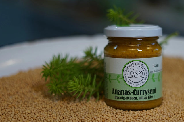 Senfmühle Schlemmin Ananas-Currysenf