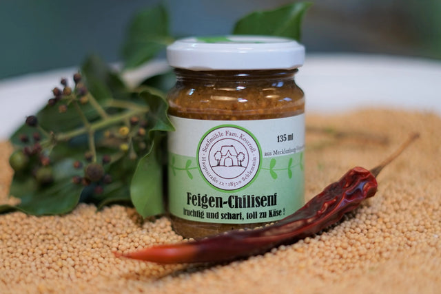 Senfmühle Schlemmin Feigen-Chilisenf