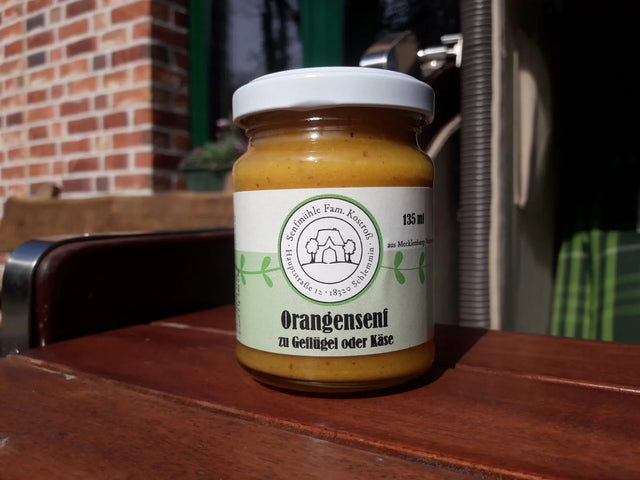 Senfmühle Schlemmin Orangensenf