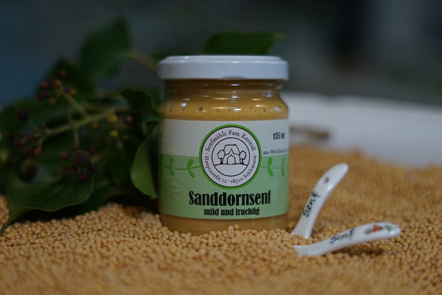 Senfmühle Schlemmin Sanddornsenf fein