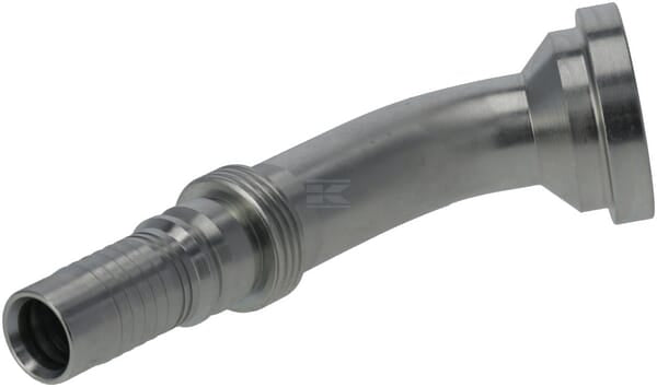 Pressarmatur 4SH-DN20 mit Flansch ø44,5mm 45°