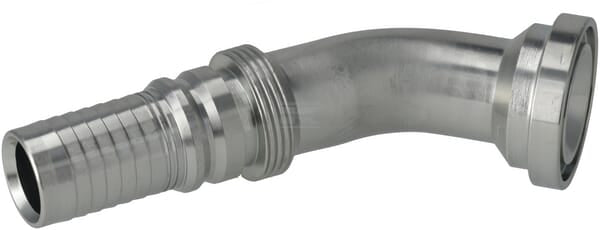 Pressarmatur 4SH-DN25 mit Flansch ø44,5mm 45°