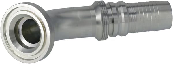 Pressarmatur 4SH-DN32 mit Flansch ø60,3mm 45°