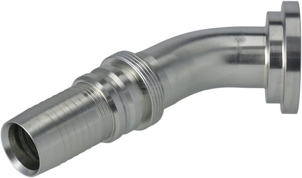Pressarmatur 4SH-DN32 mit Flansch ø60,3mm 45°