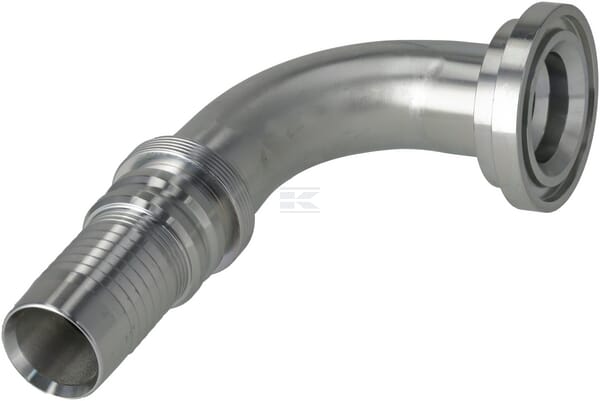Pressarmatur 4SH-DN32 mit Flansch ø60,3mm 90°