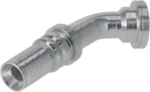 Pressarmatur 4SH-DN25 mit Flansch ø41,3mm 45°