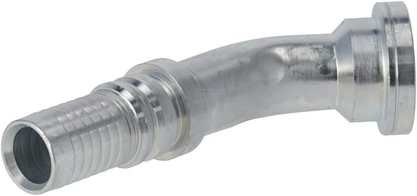 Pressarmatur 4SH-DN25 mit Flansch ø47,6mm 45°