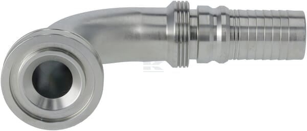 Pressarmatur 4SH-DN25 mit Flansch ø47,6mm 90°