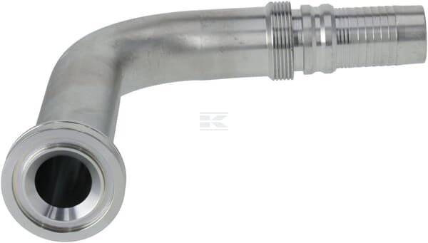 Pressarmatur 4SH-DN32 mit Flansch ø54,0mm 90° H185