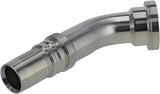 Pressarmatur 4SH-DN40 mit Flansch ø63,5mm 45°