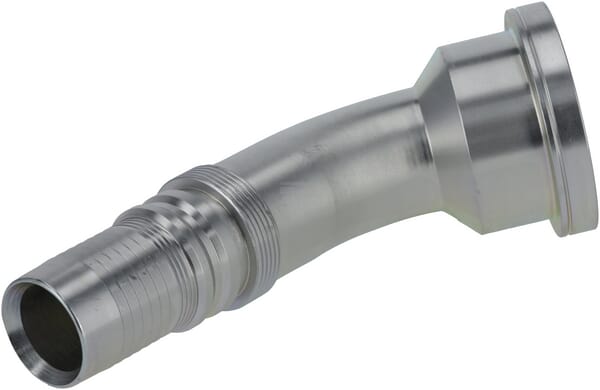 Pressarmatur 4SH-DN40 mit Flansch ø79,4mm 45°