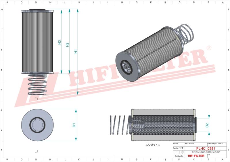 SH 55305 Hydraulikfilterelement
