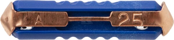 Sicherung, Torpedo, 25A,  Blau, 25mm, 100Stk., iMaXX