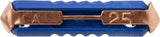Sicherung, Torpedo, 25A,  Blau, 25mm, 100Stk., iMaXX