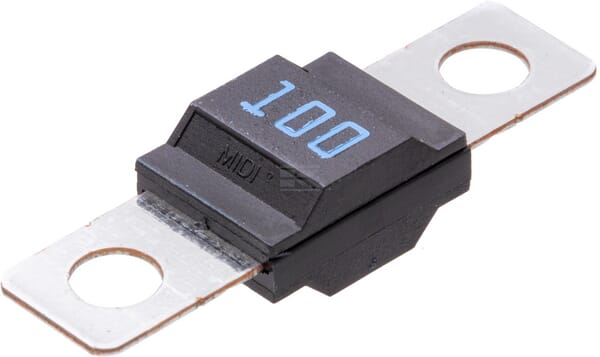 Sicherung, Streifen, 100A,  Blau, 41mm, 1Stk.