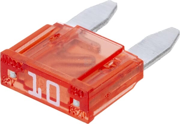 Sicherung, Stecksicherung, Mini, 10A,  Rot, 16.3mm, 50Stk., iMaXX