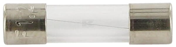 Sicherung, Glas, 1.25A,  Transparent, 20mm, 10Stk.