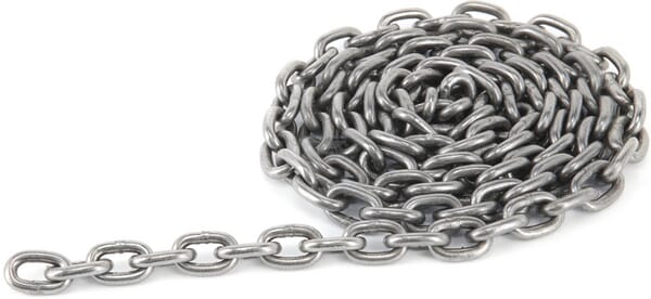 Kette Ø 6 mm x 18,5 mm,  schwarz Kramp