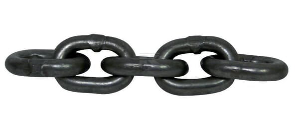 Kette Ø 16 mm x 45 mm,  schwarz Kramp