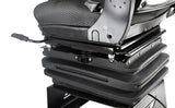 Sitz K-Lux, luftgefedert, 490 mm, 12 V, schwarz