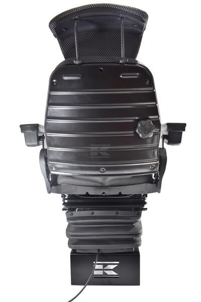 Sitz K-Lux, luftgefedert, 490 mm, 12 V, schwarz