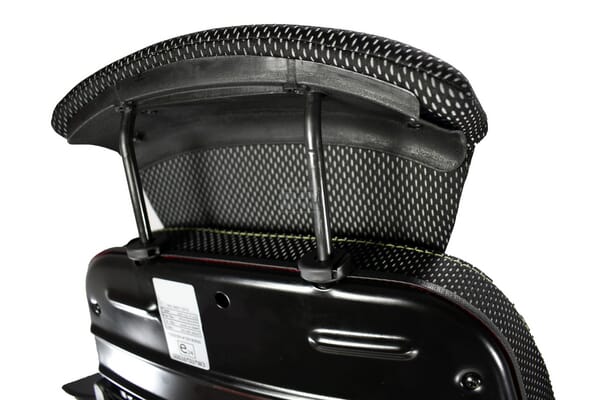 Sitz K-Lux, luftgefedert, 490 mm, 12 V, schwarz