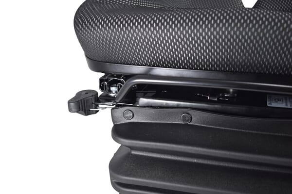 Sitz K-Lux, luftgefedert, 490 mm, 12 V, schwarz